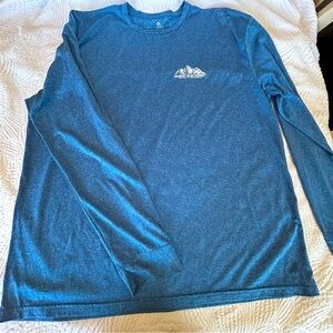 Men's Blue Long Sleeve Shirt
